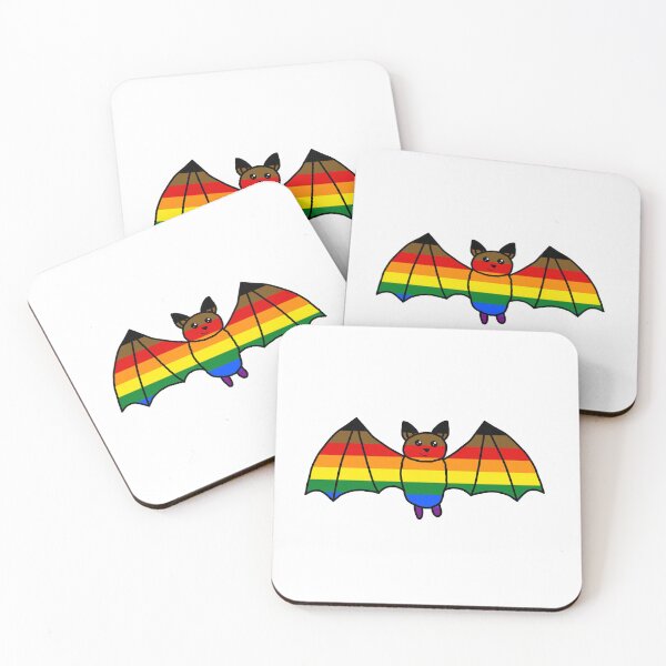 Item preview, Cute Philadelphia Pride Flag Bat designed and sold by ChloeCosDesigns.
