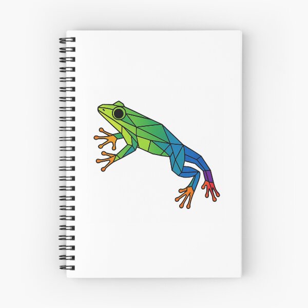 Item preview, Frog (full-body mid-leap) designed and sold by TheWonkyEaselCo.