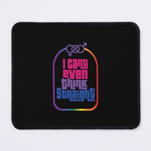 Item preview, Can't Think Straight logo - bisexual Colors | LGBTQ PRIDE designed and sold by What you are is Beautiful.