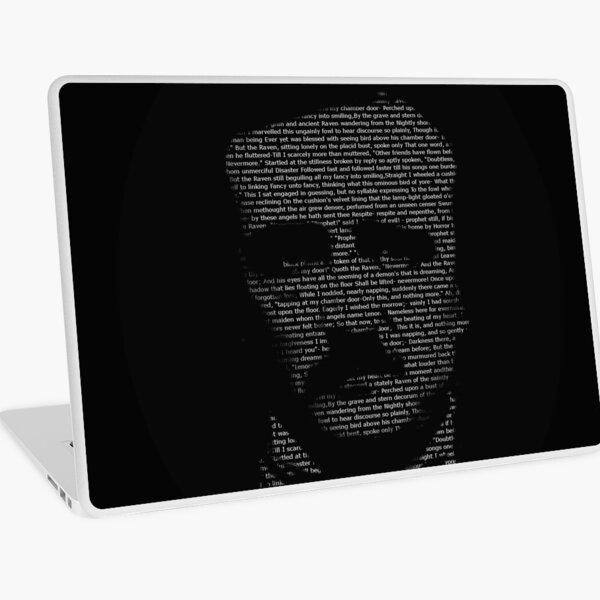 Item preview, The Raven poem on an image of Edgar Allan poe designed and sold by countrymouse.