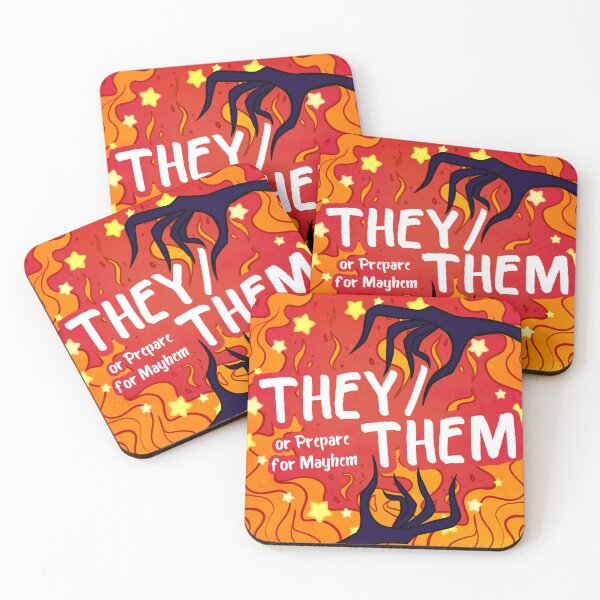 Item preview, They/Them or Prepare for Mayhem designed and sold by evocaitart.