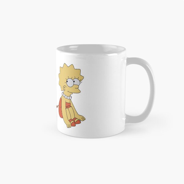 Artikelvorschau, Lisa Simpson und ihr Hund entworfen und verkauft von WillowTreeArt.