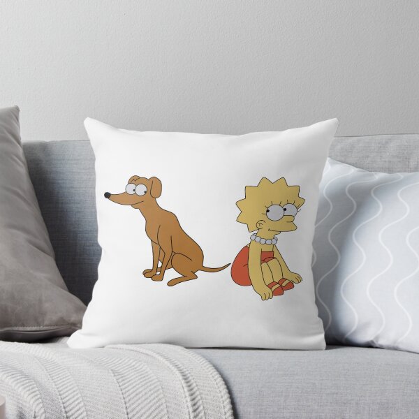Artikelvorschau, Lisa Simpson und ihr Hund entworfen und verkauft von WillowTreeArt.