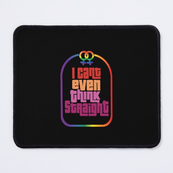 Item preview, Can't Think Straight logo - Lesbian Colors | LGBTQ PRIDE designed and sold by What you are is Beautiful.