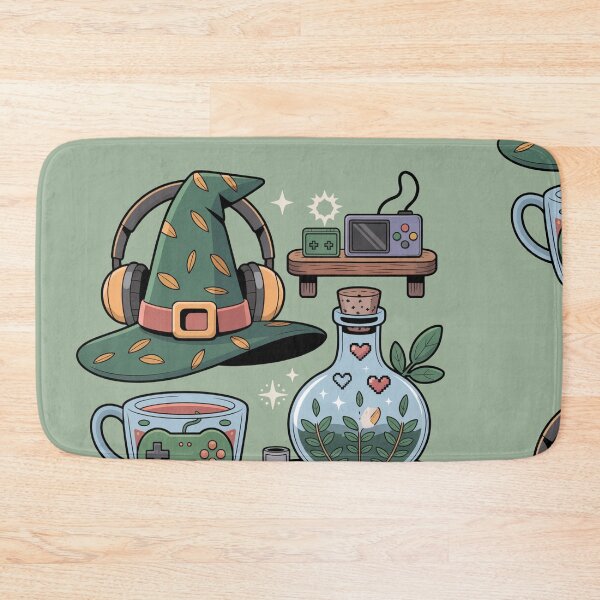 Item preview, Botanical Gamer Girl designed and sold by Eva Kiseleva.