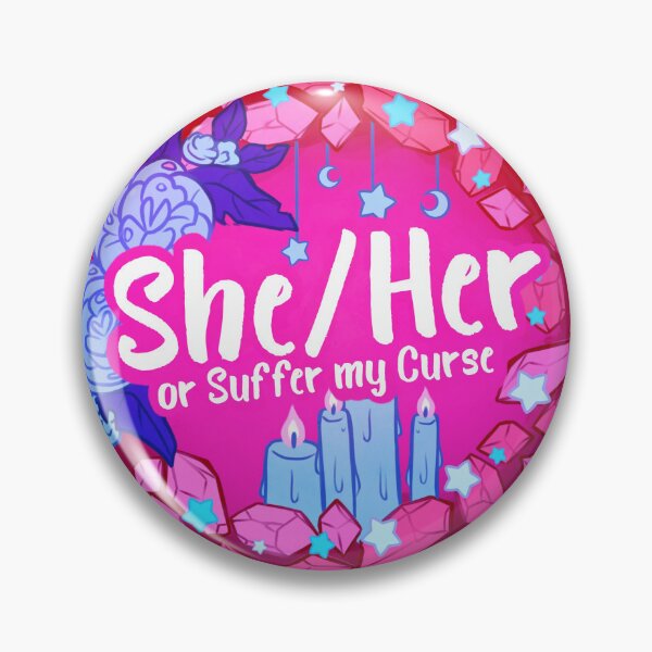 Item preview, She/Her of Suffer My Curse designed and sold by evocaitart.