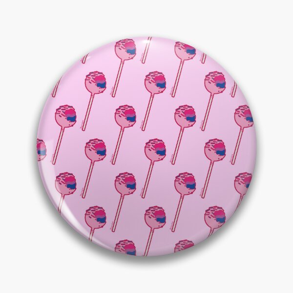 Item preview, CakePop LGBTQ+ Pride Month Strawberry Bisexual designed and sold by DianubisArt.