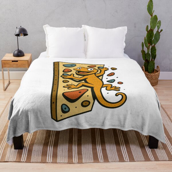 Item preview, Bouldering Gecko Lizard Climbing Retro Gift designed and sold by Pineapple-Tree.