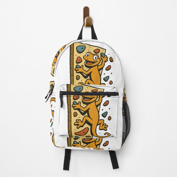 Item preview, Bouldering Gecko Lizard Climbing Retro Gift designed and sold by Pineapple-Tree.