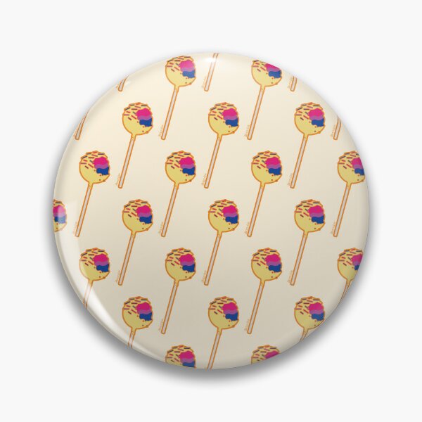 Item preview, CakePop LGBTQ+ Pride Month Vanilla Bisexual designed and sold by DianubisArt.