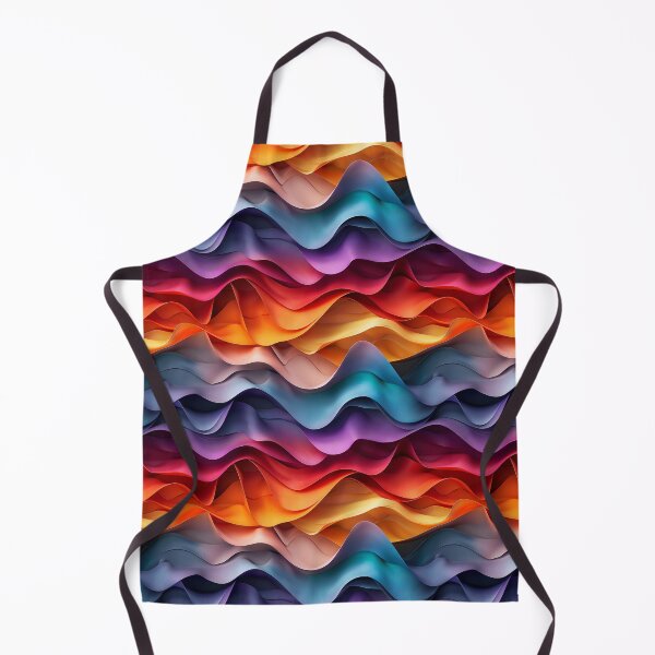Item preview, Abstract Wavy Gradient Layers in Warm and Cool Tones designed and sold by NTGUILTY.