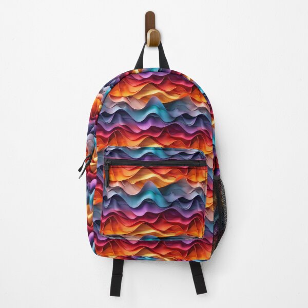 Item preview, Abstract Wavy Gradient Layers in Warm and Cool Tones designed and sold by NTGUILTY.
