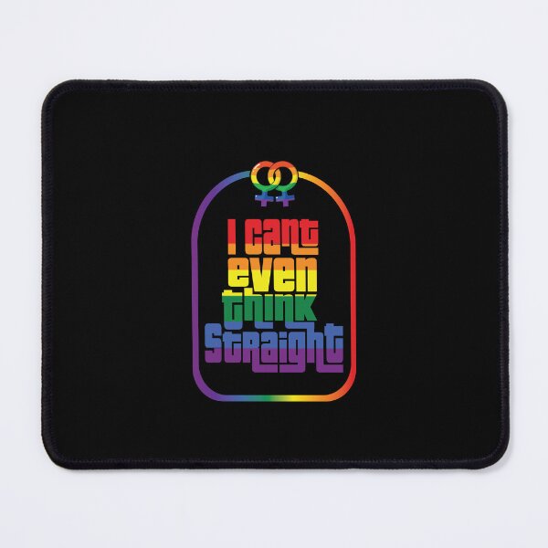 Item preview, Can't Think Straight logo - LGBT Colors | LGBTQ PRIDE designed and sold by What you are is Beautiful.