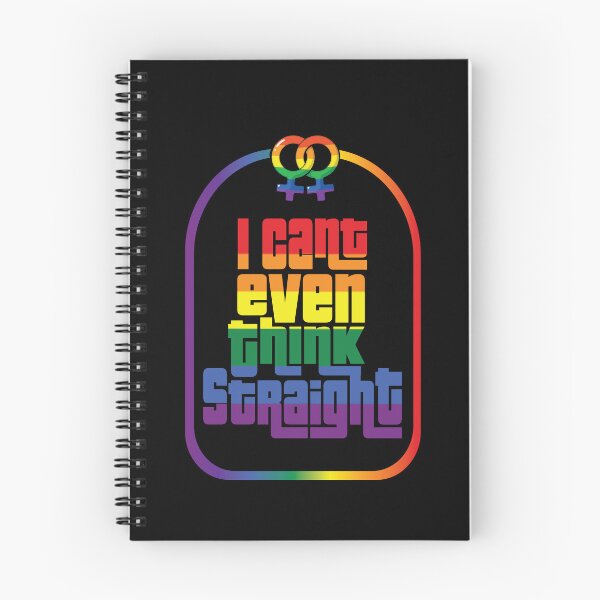 Item preview, Can't Think Straight  logo - LGBT Colors  |  LGBTQ PRIDE  designed and sold by What you are is Beautiful.