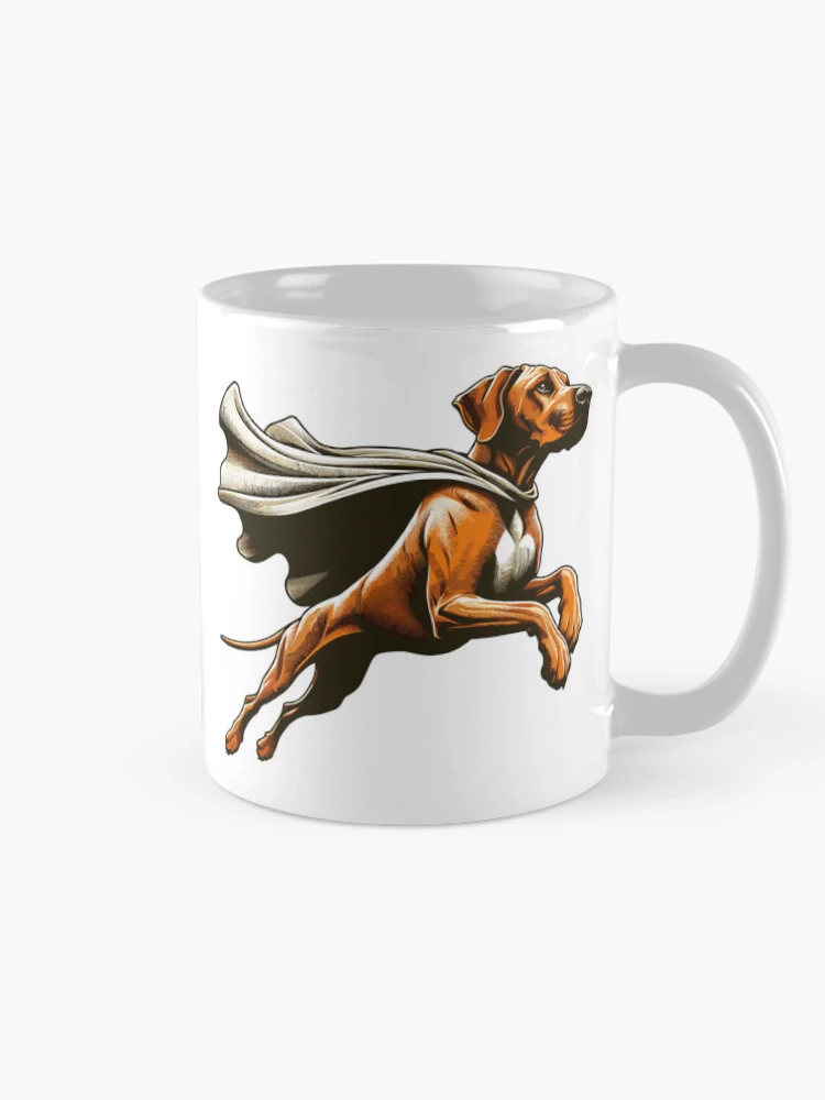Thumbnail 3 of 6, Coffee Mug, Super Dog Rhodesian Ridgeback RR Ridgie Gift designed and sold by Pineapple-Tree.