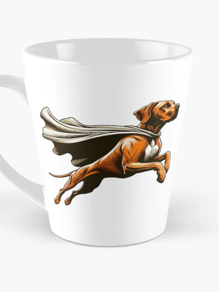 Thumbnail 3 of 4, Coffee Mug, Super Dog Rhodesian Ridgeback RR Ridgie Gift designed and sold by Pineapple-Tree.