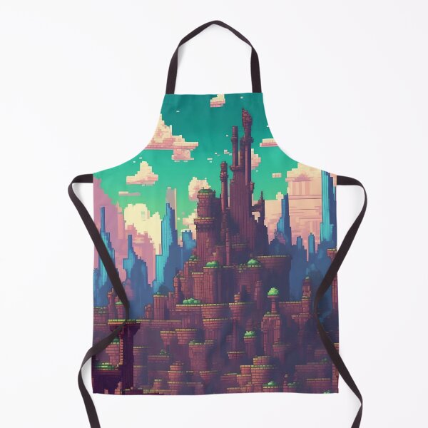 Item preview, Pixelated City Abstract Art designed and sold by Esterlane.