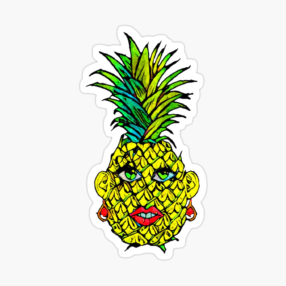 Madame Ananas Poster for Sale by oldtroublesome | Redbubble