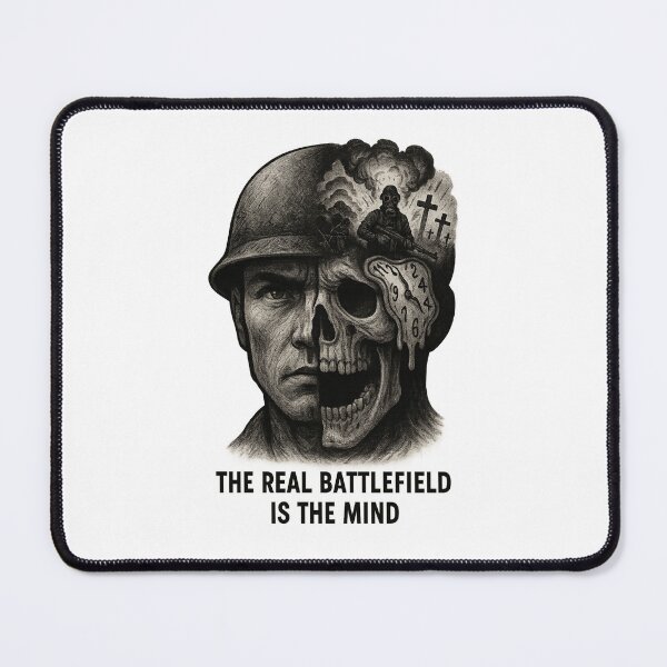 Item preview, The real battlefield is the mind designed and sold by Uglyandcute.
