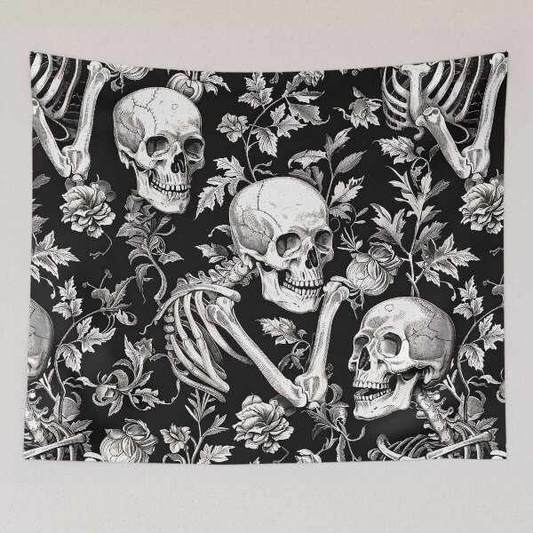 Item preview, Halloween Creepy Skeletons designed and sold by ArtbyJustis.