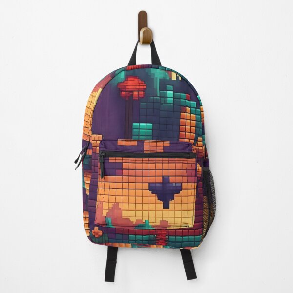 Item preview, Pixelated Countryside Abstract Art designed and sold by Esterlane.