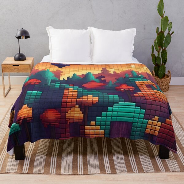 Item preview, Pixelated Countryside Abstract Art designed and sold by Esterlane.