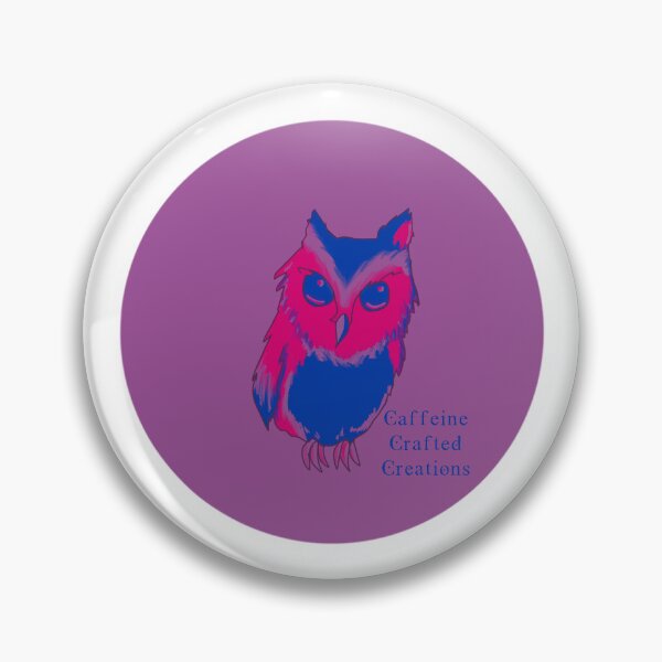 Item preview, Bisexual Owl 3 designed and sold by CaffeineCraftedCreations.