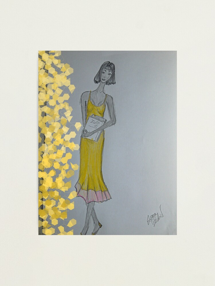 The girl in shop the yellow dress book