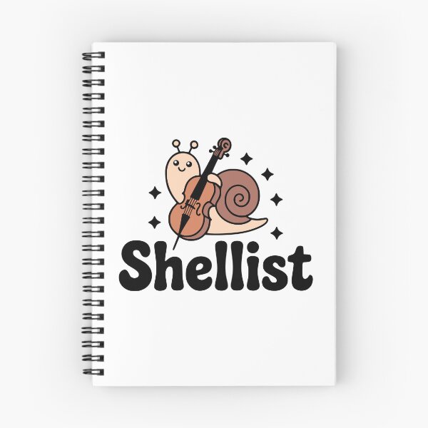 Item preview, Shellist! Cute Snail Cello Pun designed and sold by PMCreative.