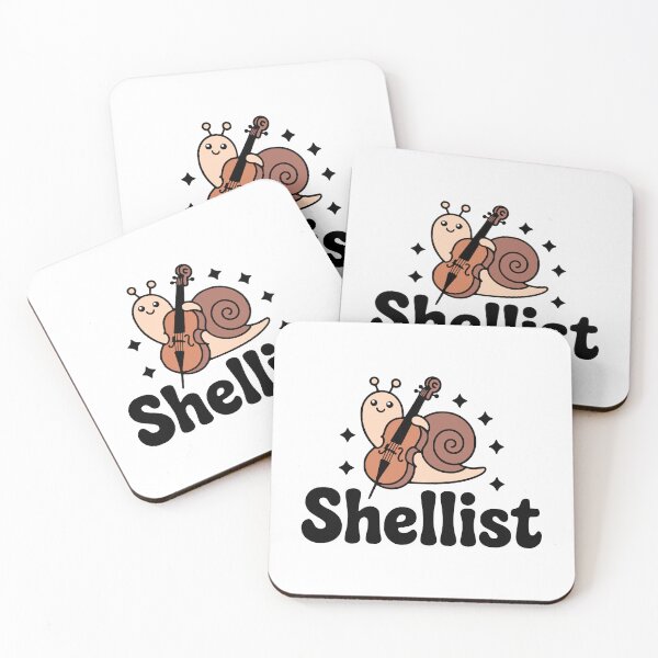 Item preview, Shellist! Cute Snail Cello Pun designed and sold by PMCreative.