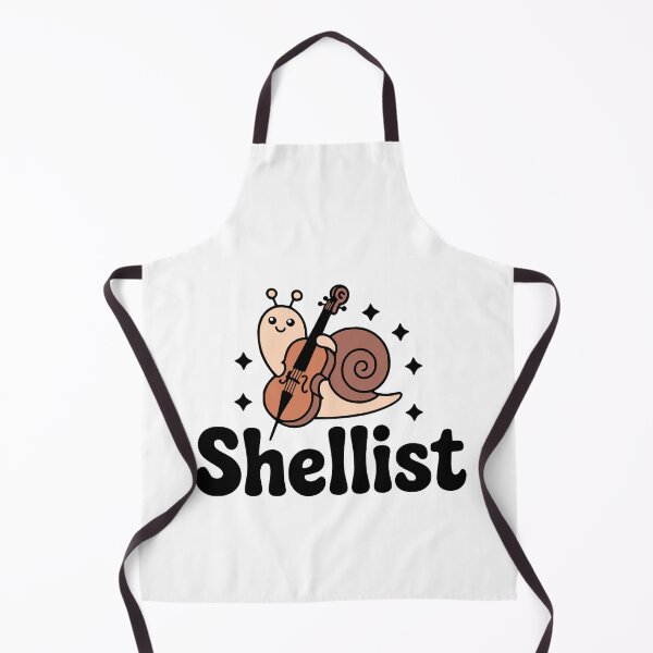 Item preview, Shellist! Cute Snail Cello Pun designed and sold by PMCreative.