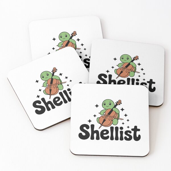 Item preview, Shellist! Cute Turtle Cello Pun designed and sold by PMCreative.