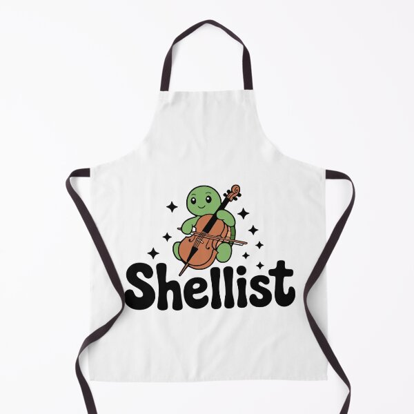Item preview, Shellist! Cute Turtle Cello Pun designed and sold by PMCreative.