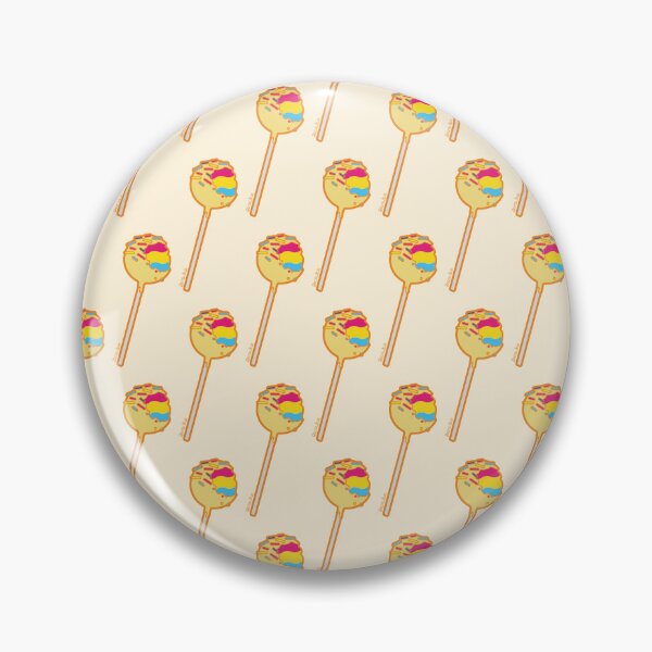 Item preview, CakePop LGBTQ+ Pride Month Vanilla Pansexual designed and sold by DianubisArt.
