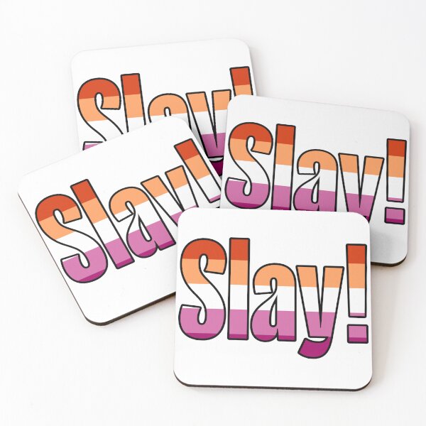 Item preview, Lesbian Pride Slay designed and sold by Meowl&Friends.