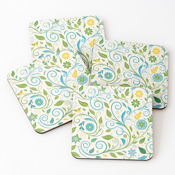 Item preview, Whimsical Swirls Pattern designed and sold by ArtFactoryAI.
