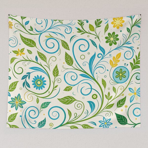 Item preview, Whimsical Swirls Pattern designed and sold by ArtFactoryAI.