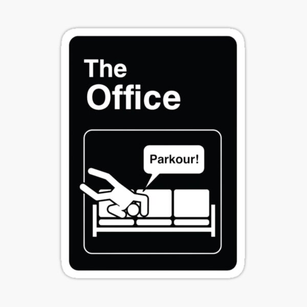 Item preview, the office parkour designed and sold by Cine Merch.