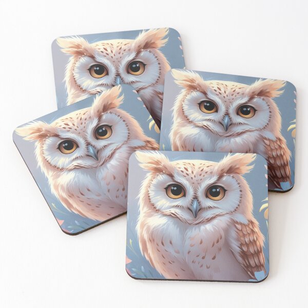 Item preview, Owl and Flowers designed and sold by CraftyWords.