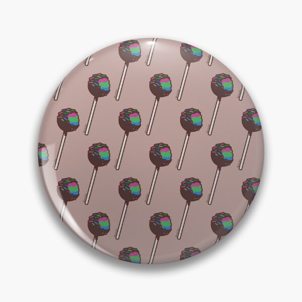 Item preview, CakePop LGBTQ+ Pride Month Chocolate Polysexual designed and sold by DianubisArt.