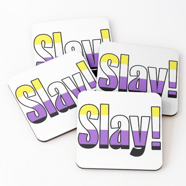 Item preview, Nonbinary Pride Slay designed and sold by Meowl&Friends.
