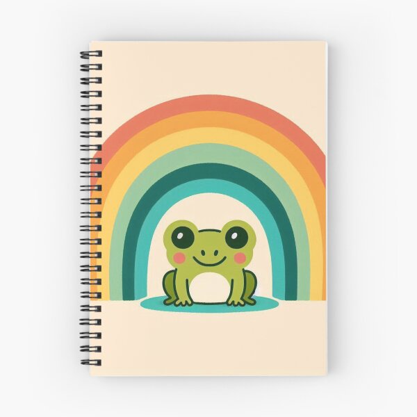 Item preview, Rainbow Frog designed and sold by CraftyWords.