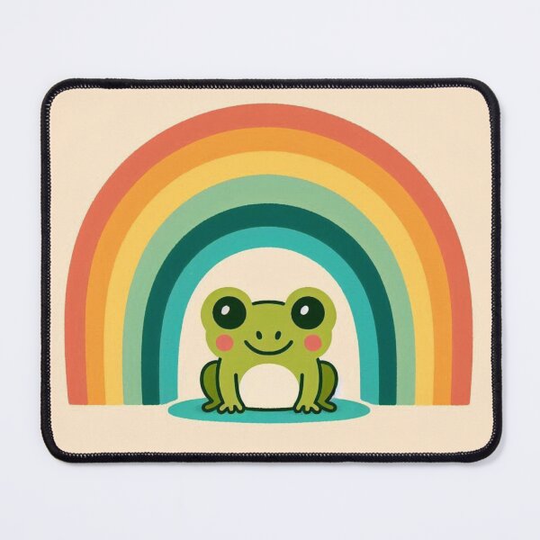Item preview, Rainbow Frog designed and sold by CraftyWords.