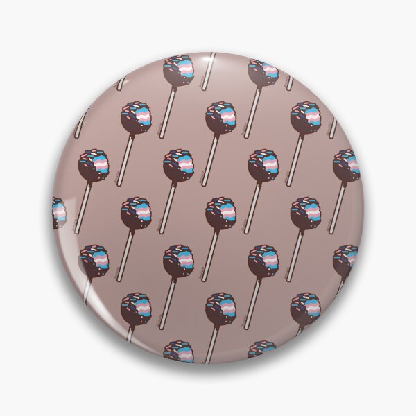 Item preview, CakePop LGBTQ+ Pride Month Chocolate Trans designed and sold by DianubisArt.