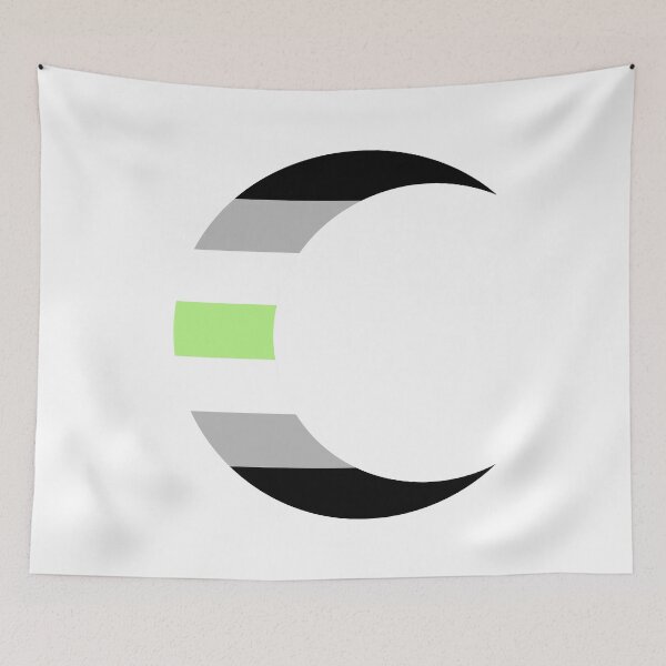 Item preview,  Agender Pride Crescent Moon designed and sold by dickensign.