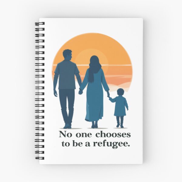 Item preview, No One Chooses to Be a Refugee designed and sold by IndulgentBob.