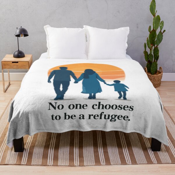 Item preview, No One Chooses to Be a Refugee designed and sold by IndulgentBob.