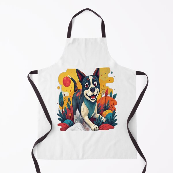 Item preview, Energetic Whimsy: A Cubist Portrait of a Playful Pup designed and sold by Danivique.