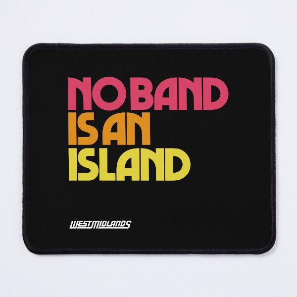 Item preview, No Band Is an Island - West Midlands - John Donne (In colour) designed and sold by West Midlands Church of Merch.
