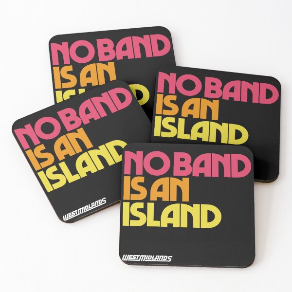 Item preview, No Band Is an Island - West Midlands - John Donne (In colour) designed and sold by West Midlands Church of Merch.